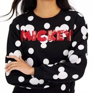 Black & White Classic Mickey Mouse Sweatshirt